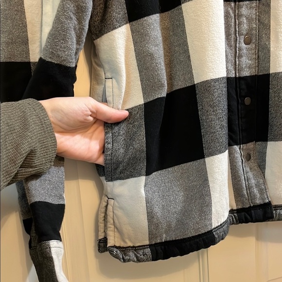 5.11 Tactical Plaid Flannel Sherpa Lined Seth Shirt Jacket - Size Medium - Picture 6 of 15